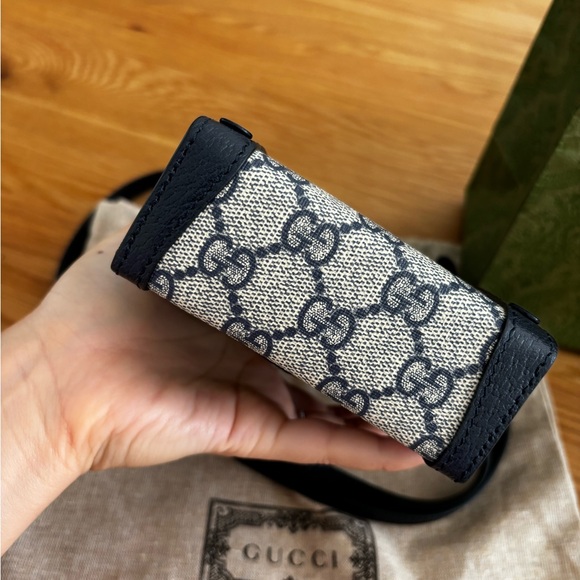 Gucci Horsebit 1955 Mini Bag (Blue black) - Picture 5 of 7